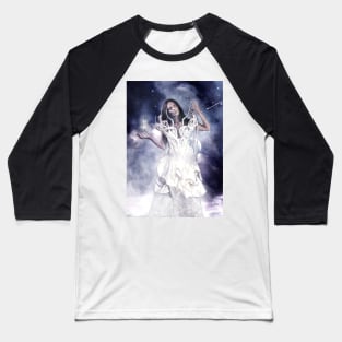 Simone Simons Epica Inspired Artwork Baseball T-Shirt